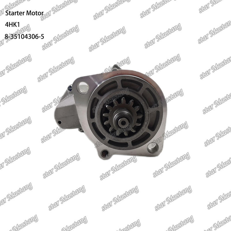 4HK1 Motor Starter Motor 8-35104306-5 24V 13T 5.5KW Untuk suku cadang mesin ISUZU
