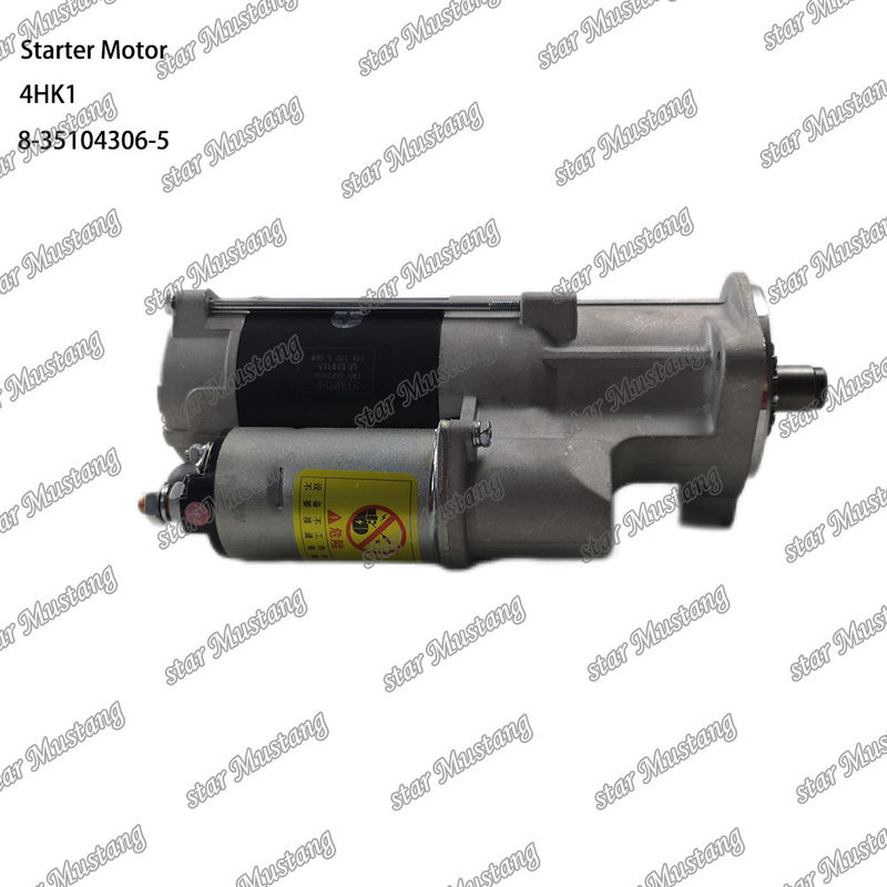 4HK1 Motor Starter Motor 8-35104306-5 24V 13T 5.5KW Untuk suku cadang mesin ISUZU