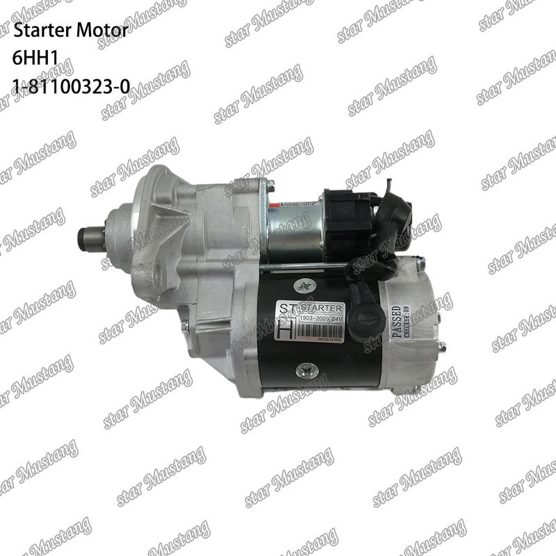 Situasi 6HH1 Motor Starter Motor 11T 24V 5.0KW 1-81100323-0 1-81100307-0 Untuk suku cadang mesin ISUZU