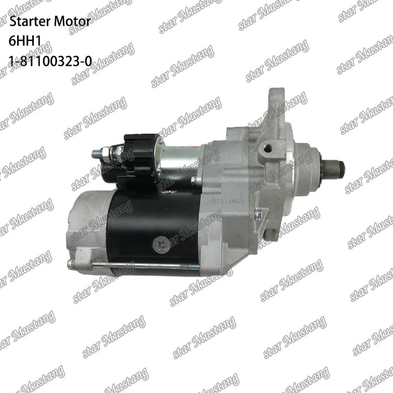 Situasi 6HH1 Motor Starter Motor 11T 24V 5.0KW 1-81100323-0 1-81100307-0 Untuk suku cadang mesin ISUZU