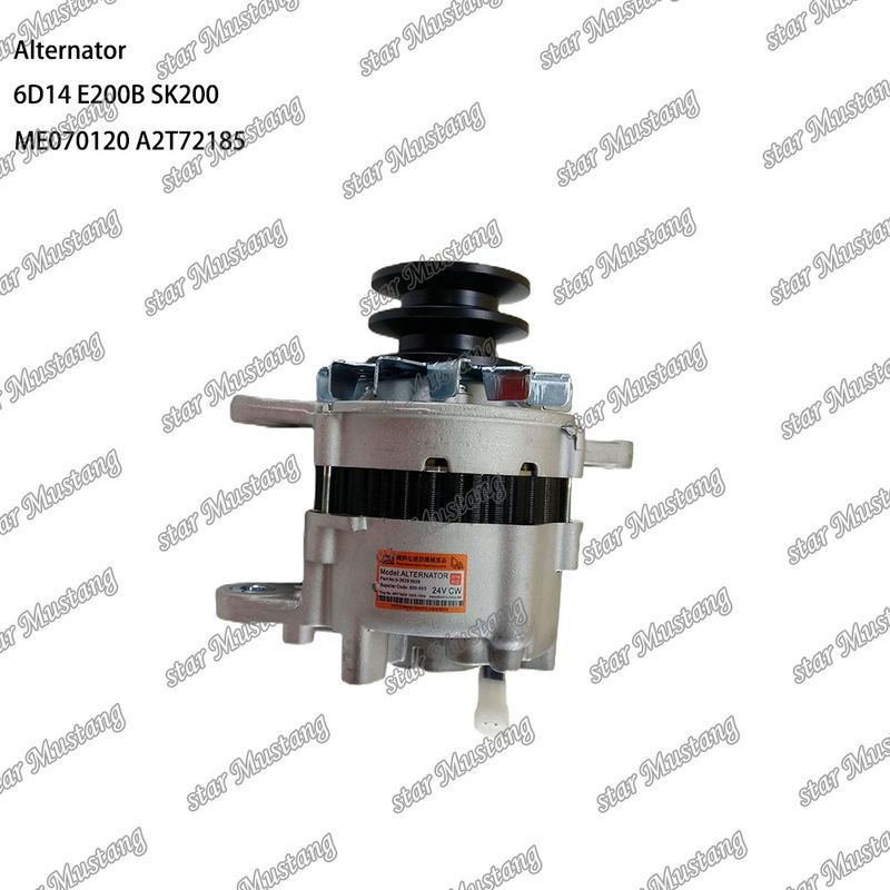 Alternator 6D14 E200B SK200 24V 35A ME070120 A2T70772 A2T72185 Cocok untuk suku cadang mesin Mitsubishi