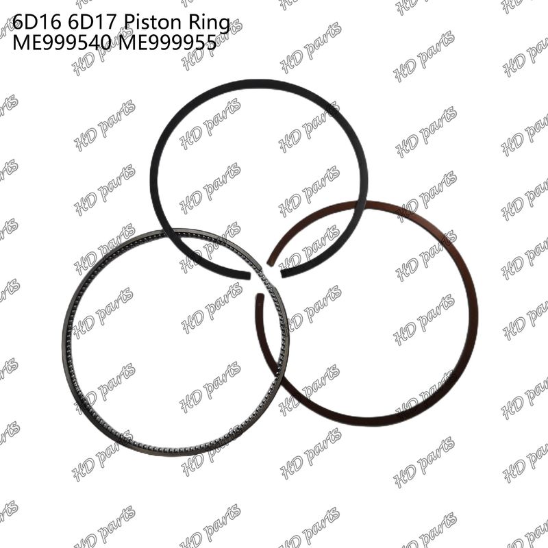 Online Dukungan Piston Ring 6D16 6D17 ME999540 ME999955 Cocok Untuk Mitsubishi Mesin suku cadang Silinder Gasket