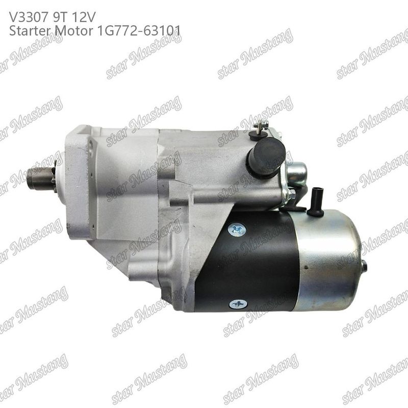 Motor starter V3307 9T 12V 1G772-63101 Cocok Untuk Untuk Bagian mesin KUBOTA