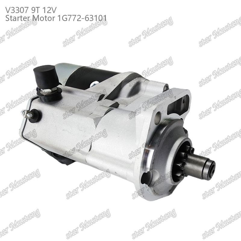 Motor starter V3307 9T 12V 1G772-63101 Cocok Untuk Untuk Bagian mesin KUBOTA