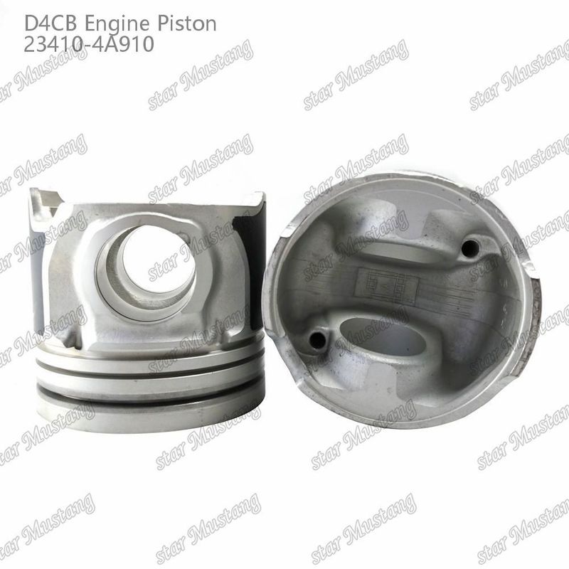 Piston Berat Ringan D4CB 52mm Kamar pembakaran 23410-4A910 untuk Rata-rata Aliran