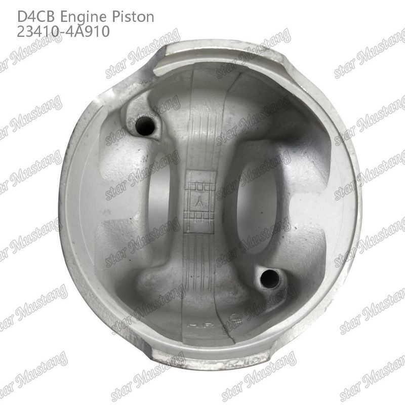 Piston Berat Ringan D4CB 52mm Kamar pembakaran 23410-4A910 untuk Rata-rata Aliran