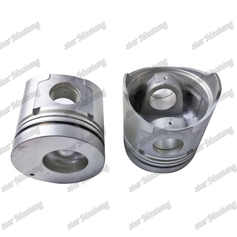 Ketahanan tinggi Rata-rata aliran Piston D4AF Kamar pembakaran 50.5mm 23410-41210 23411-41210 untuk kecepatan putaran tinggi