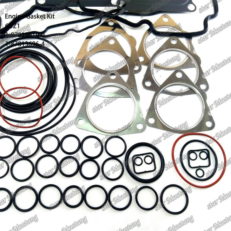 Kit Gasket Lengkap 6UZ1 1-87813619-0 1-87813696-4 Cocok untuk Bagian Mesin ISUZU