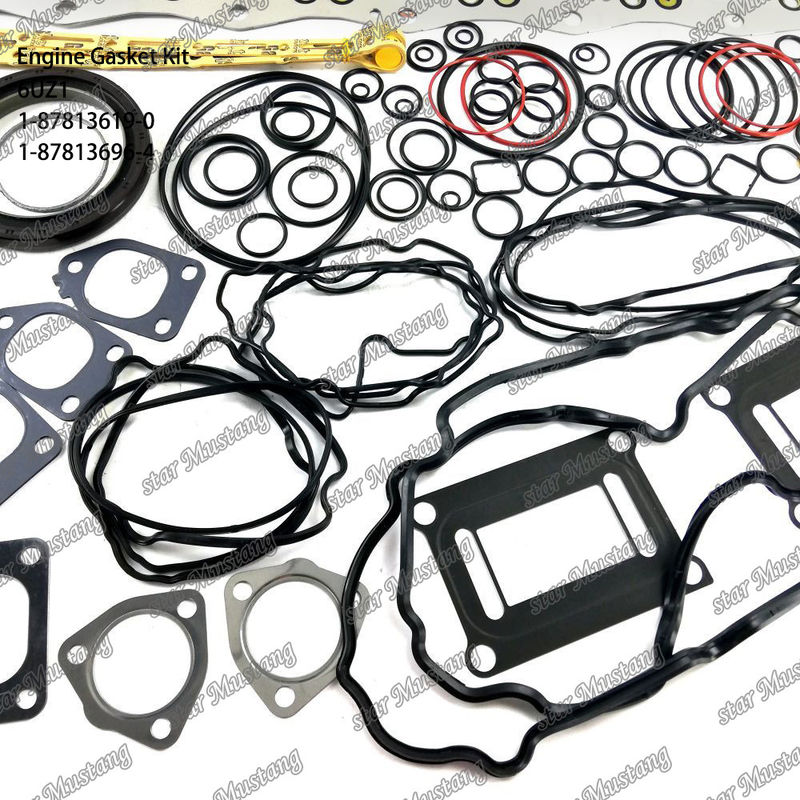 Kit Gasket Lengkap 6UZ1 1-87813619-0 1-87813696-4 Cocok untuk Bagian Mesin ISUZU