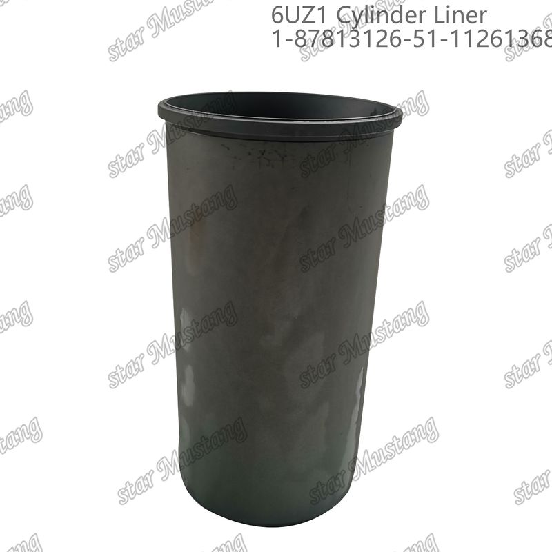 Cylinder Liner 6UZ1 1-87813126-5 1-11261368-2 Cocok untuk Bagian Mesin ISUZU