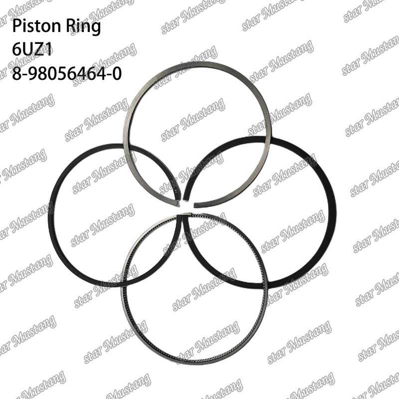Piston Ring 6UZ1 8-98056464-0 1-87813127-0 Cocok untuk Bagian Mesin Isuzu