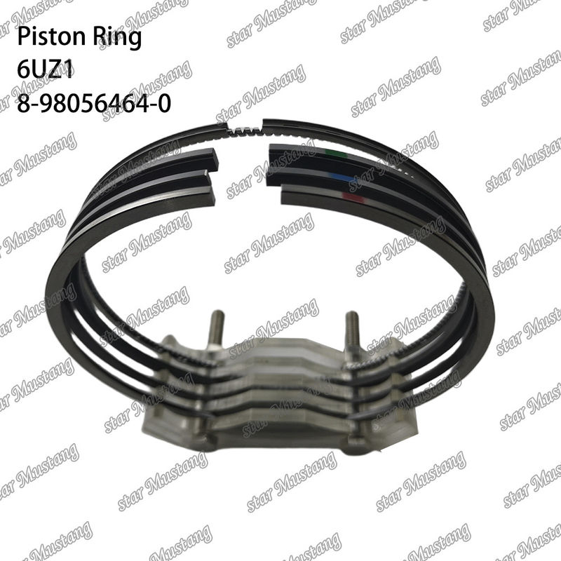 Piston Ring 6UZ1 8-98056464-0 1-87813127-0 Cocok untuk Bagian Mesin Isuzu
