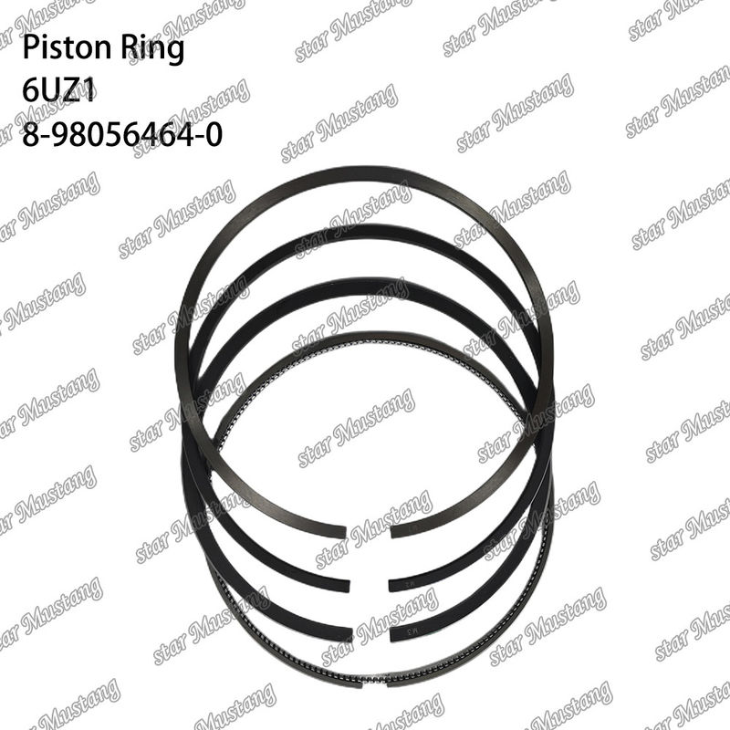 Piston Ring 6UZ1 8-98056464-0 1-87813127-0 Cocok untuk Bagian Mesin Isuzu