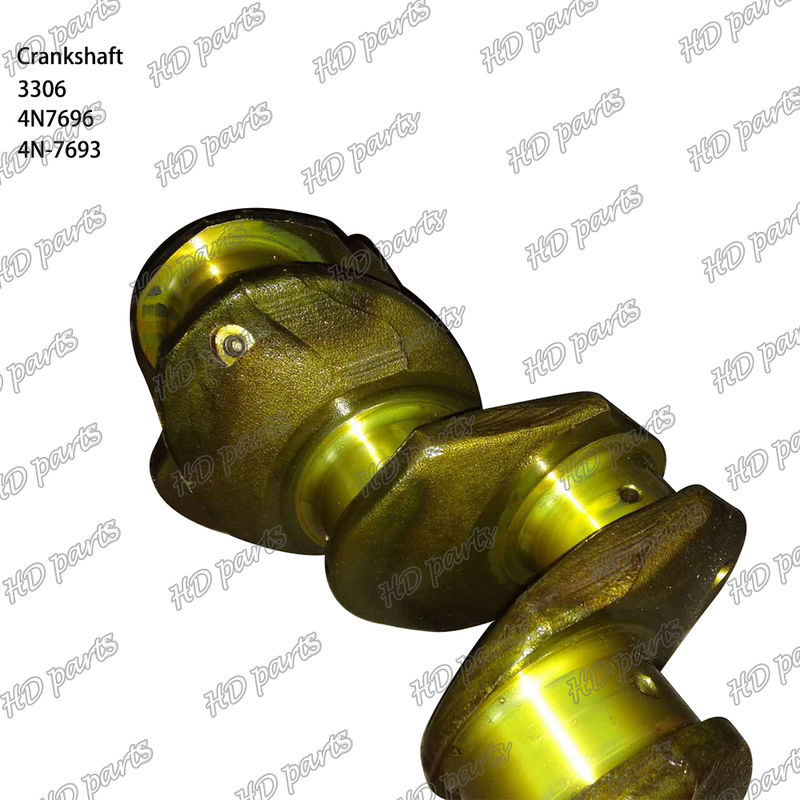 Baja tempa 4N7696 4N-7693 CAT Mesin Diesel Bagian 3306 Excavator Bus Truk Crankshaft