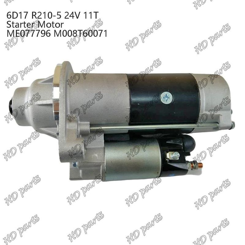 6D17 24V 11T R210-5 ME077796 M008T60071 Motor Starter Mesin Diesel Sertifikasi Lainnya