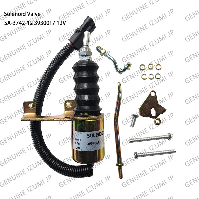 SA-3742-12 3932017 Katup Solenoid Pemutus 12V Untuk Suku Cadang Mesin Diesel