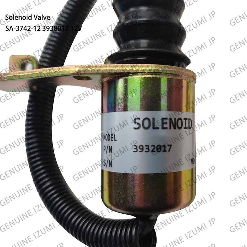 SA-3742-12 3932017 Katup Solenoid Pemutus 12V Untuk Suku Cadang Mesin Diesel