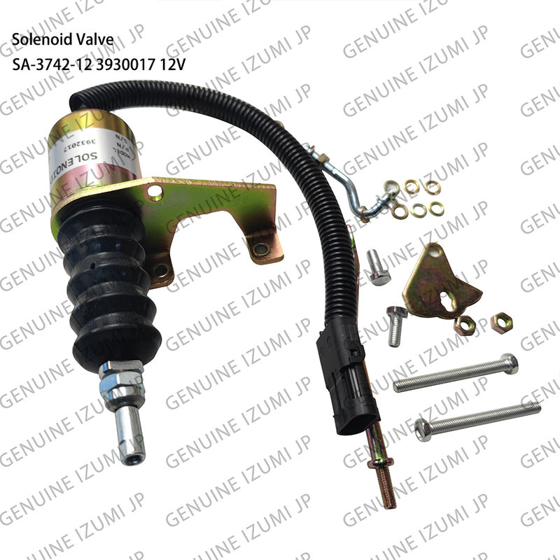 SA-3742-12 3932017 Katup Solenoid Pemutus 12V Untuk Suku Cadang Mesin Diesel