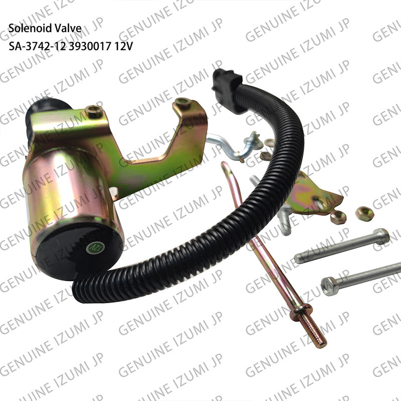 SA-3742-12 3932017 Katup Solenoid Pemutus 12V Untuk Suku Cadang Mesin Diesel