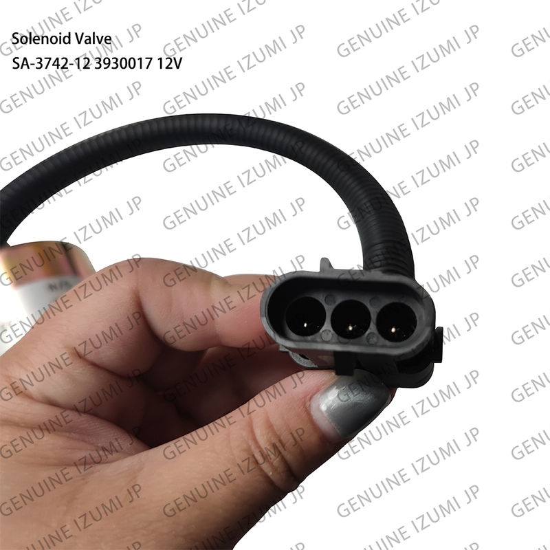 SA-3742-12 3932017 Katup Solenoid Pemutus 12V Untuk Suku Cadang Mesin Diesel