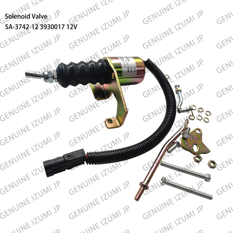 SA-3742-12 3932017 Katup Solenoid Pemutus 12V Untuk Suku Cadang Mesin Diesel