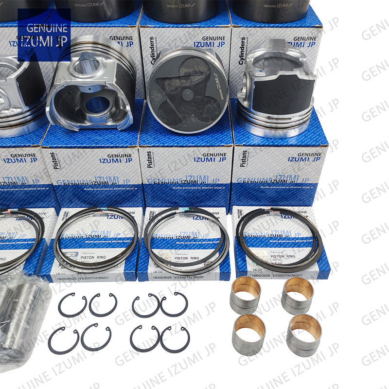 Kit Liner Mesin V3300T-12V Set 1G563-21774 Untuk Suku Cadang Mesin Kubota