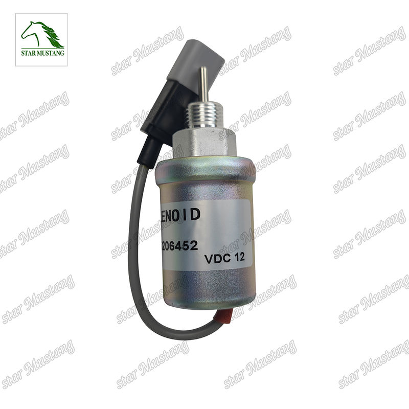 403D-15 Solenoid Pemutus Bahan Bakar U85206452 12V Untuk Suku Cadang Mesin Perkins Caterpillar