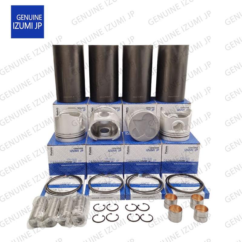 Kit Liner Silinder V3300-12V 1C011-21110 Untuk Suku Cadang Perbaikan Mesin Diesel Kubota