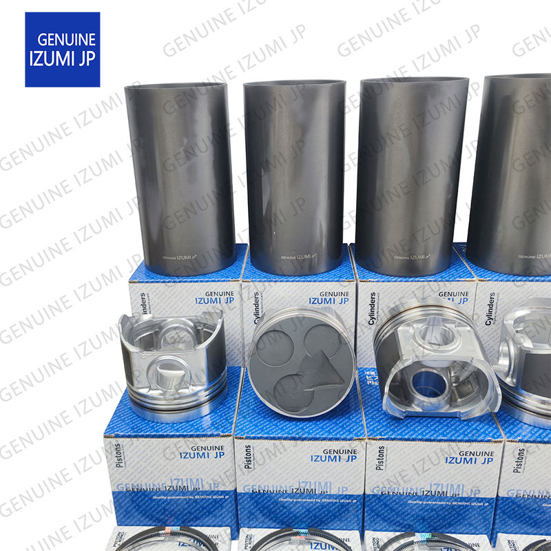 V3600T Cylinder Liner Kit Piston 1J510-21113 Untuk Bagian Perbaikan Mesin Diesel Kubota