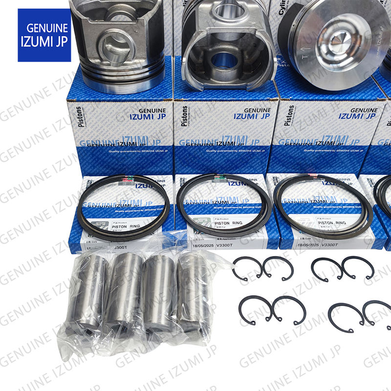 V3300T-16V Cylinder Liner Kit Piston 1C050-21112 Untuk Bagian Perbaikan Mesin Diesel Kubota