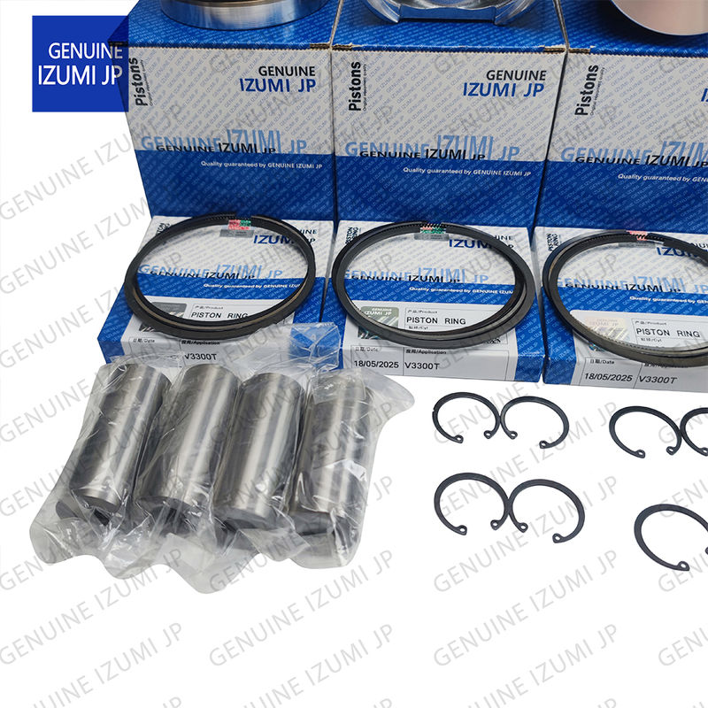 V3300T-16V Cylinder Liner Kit Piston 1G557-21110 Untuk Bagian Perbaikan Mesin Diesel Kubota