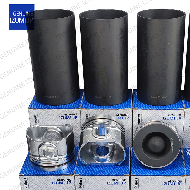V3800T Cylinder Liner Kit Piston 1J508-21110 Untuk Bagian Perbaikan Mesin Diesel Kubota