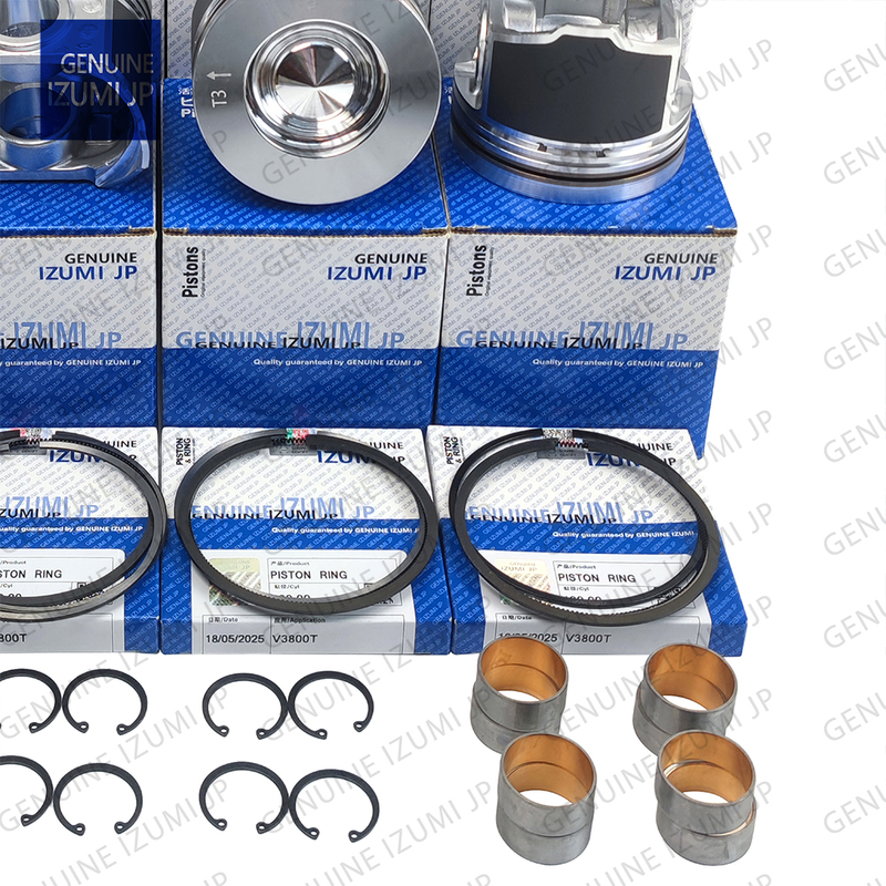 Kit Liner Silinder V3800T Piston 1J550-21110 Untuk Suku Cadang Perbaikan Mesin Diesel Kubota