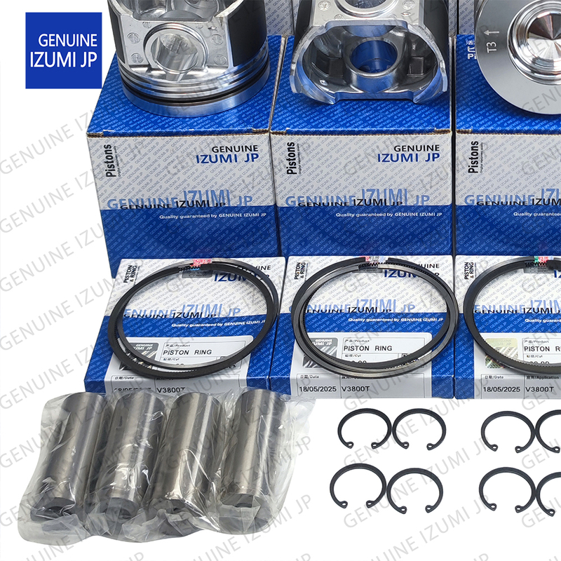 Kit Liner Silinder V3800T Piston 1J550-21110 Untuk Suku Cadang Perbaikan Mesin Diesel Kubota