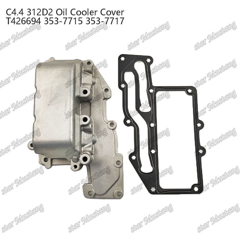 C4.4 Penutup pendingin minyak mesin diesel 353-7715 Penutup pendingin minyak piston untuk aplikasi industri
